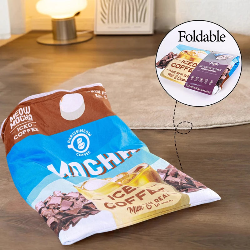 Crinkle Cat Sack Funny Pet Foldable Sleeping Bag