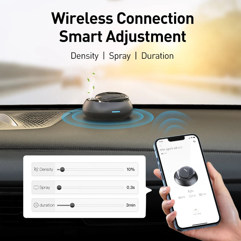 Car Air Freshener with APP Control Smart Perfume Diffuser