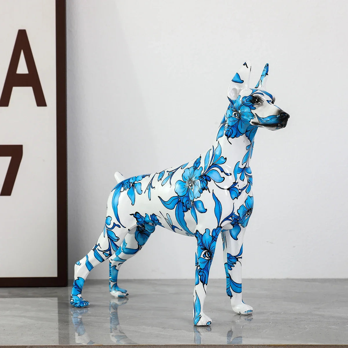 Creative Graffiti Color Doberman Dog Home Decor