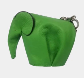 Elephant Shaped Coin Purse Genuine Leather