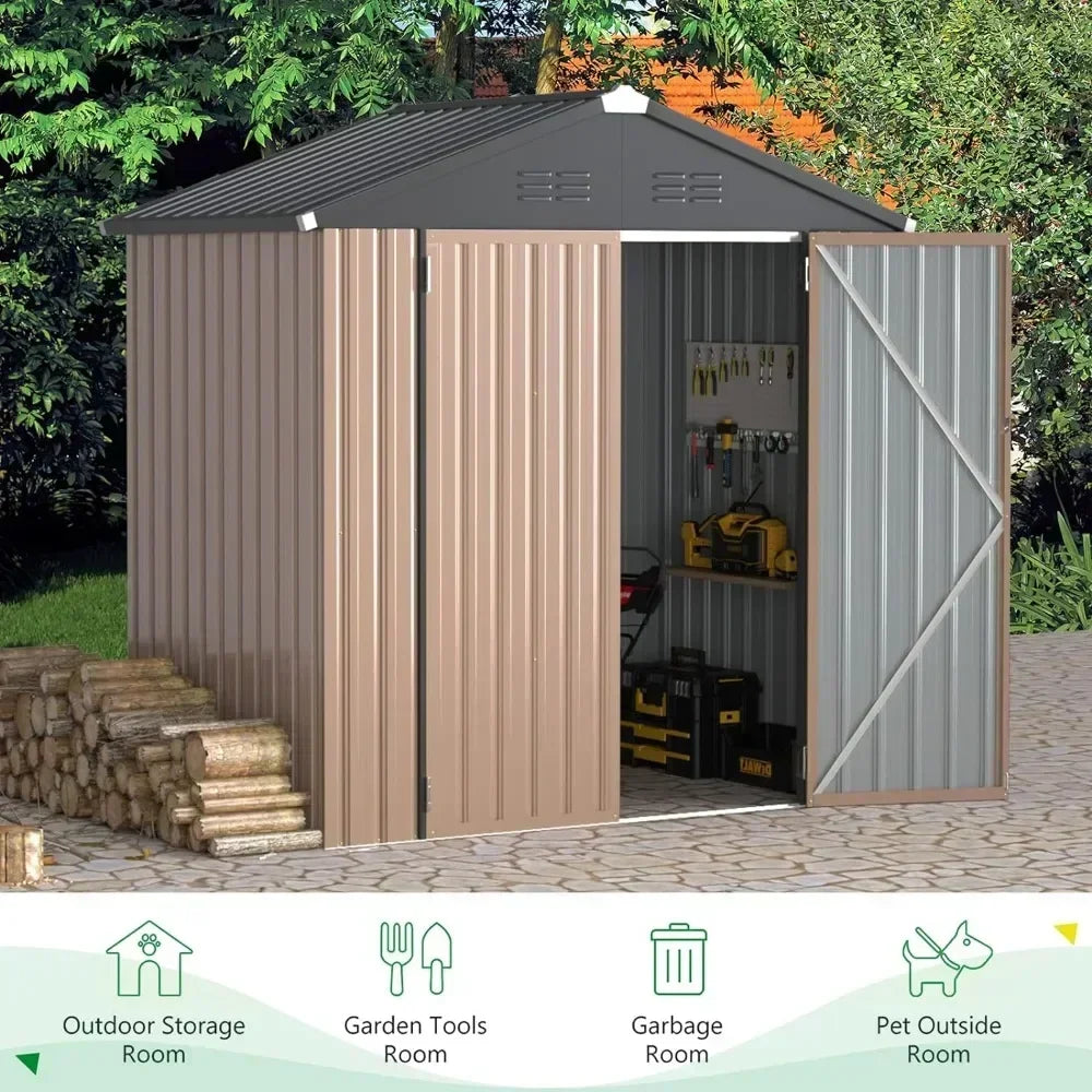 6 X 4FT Outdoor Storage Shed