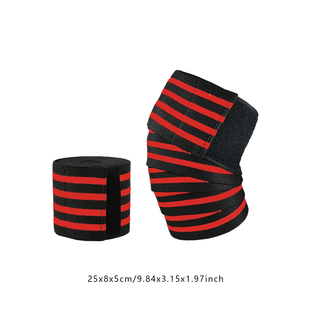 Gym Weight Lifting Leg Knee Compression Training Wraps