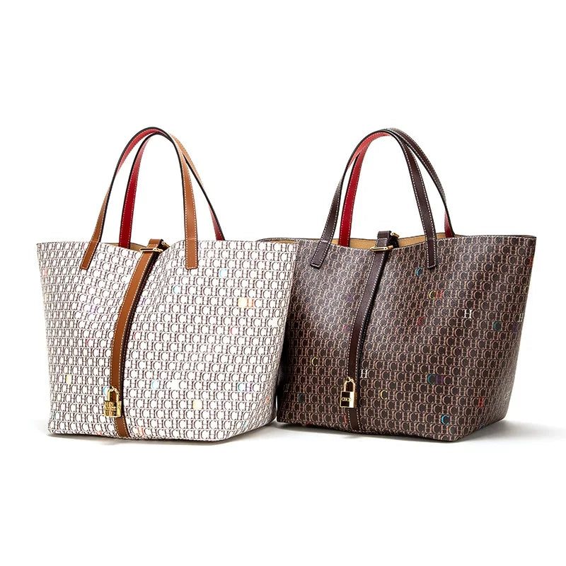 CH Colorful Monogrammed Design Women's Handbag