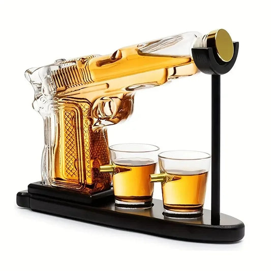 Whiskey Awakener Set with Two 50ml/1.69oz Whiskey Glasses