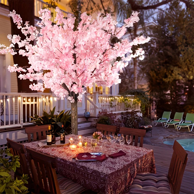 Handmade Artificial Cherry Blossom Pink Tree