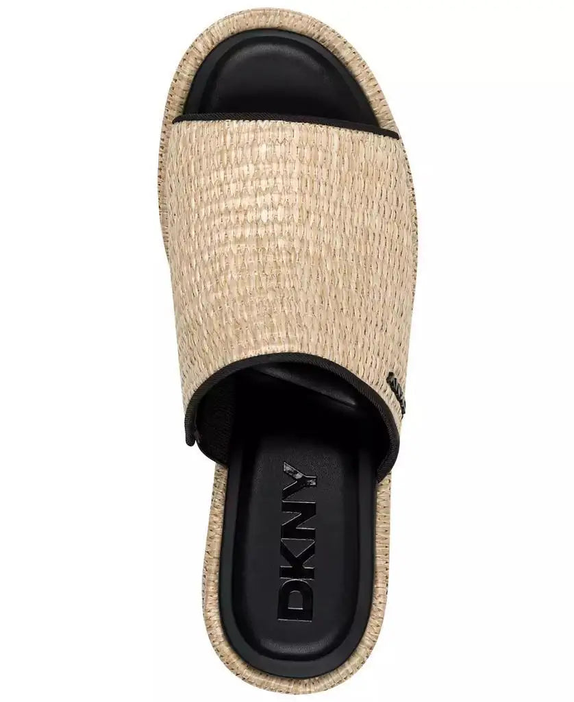 DKNY Women's Conrad Slip-On Wedge Sandals