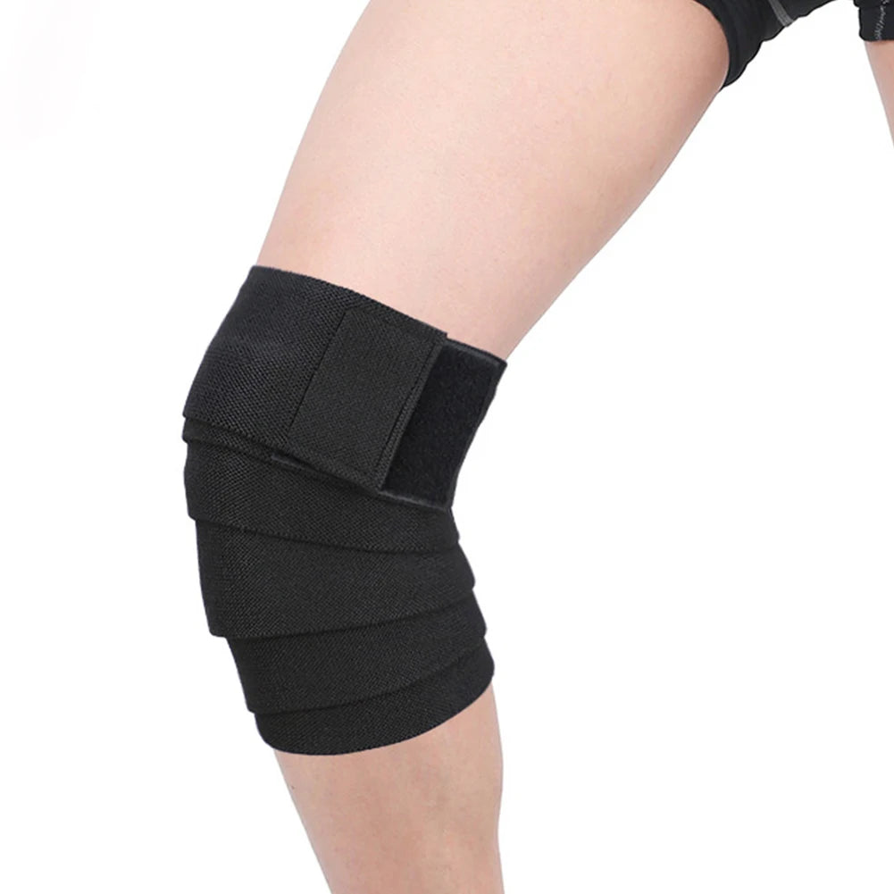 Gym Weight Lifting Leg Knee Compression Training Wraps