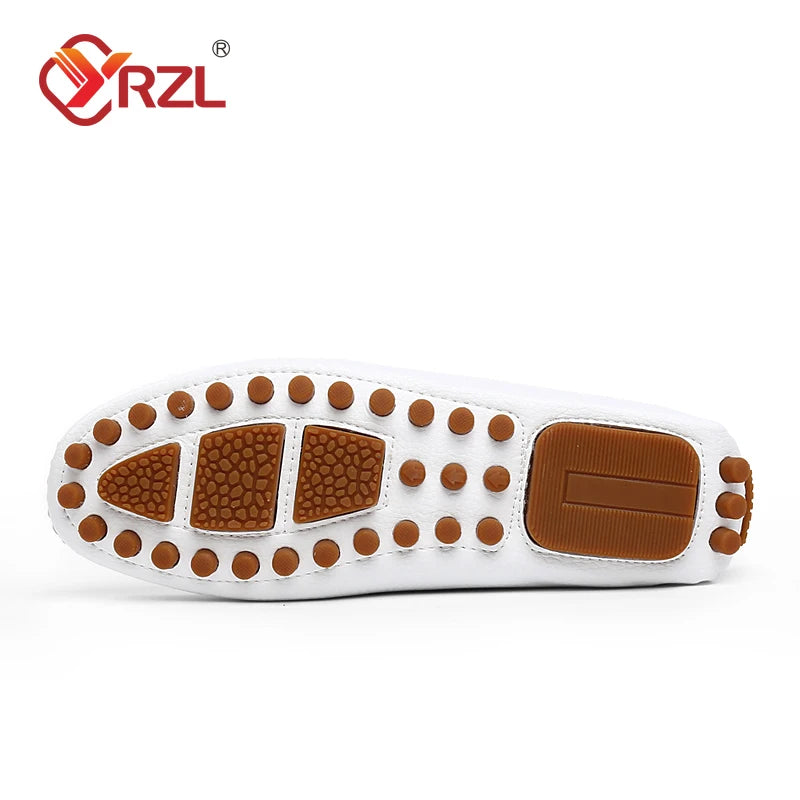 Handmade Leather Slip-On Moccasins