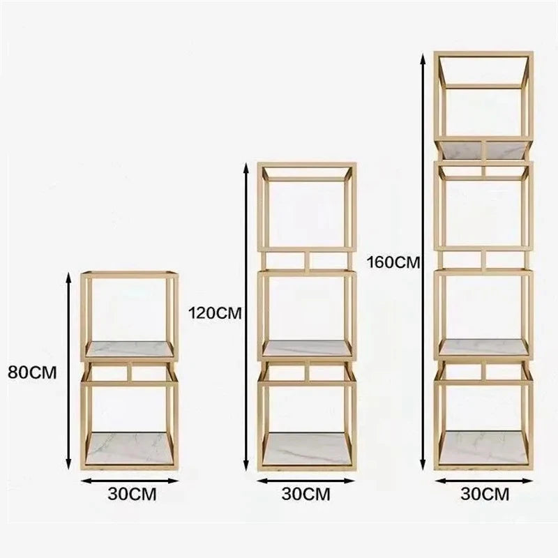 Nordic Iron Storage Rack Room Organizer Furniture