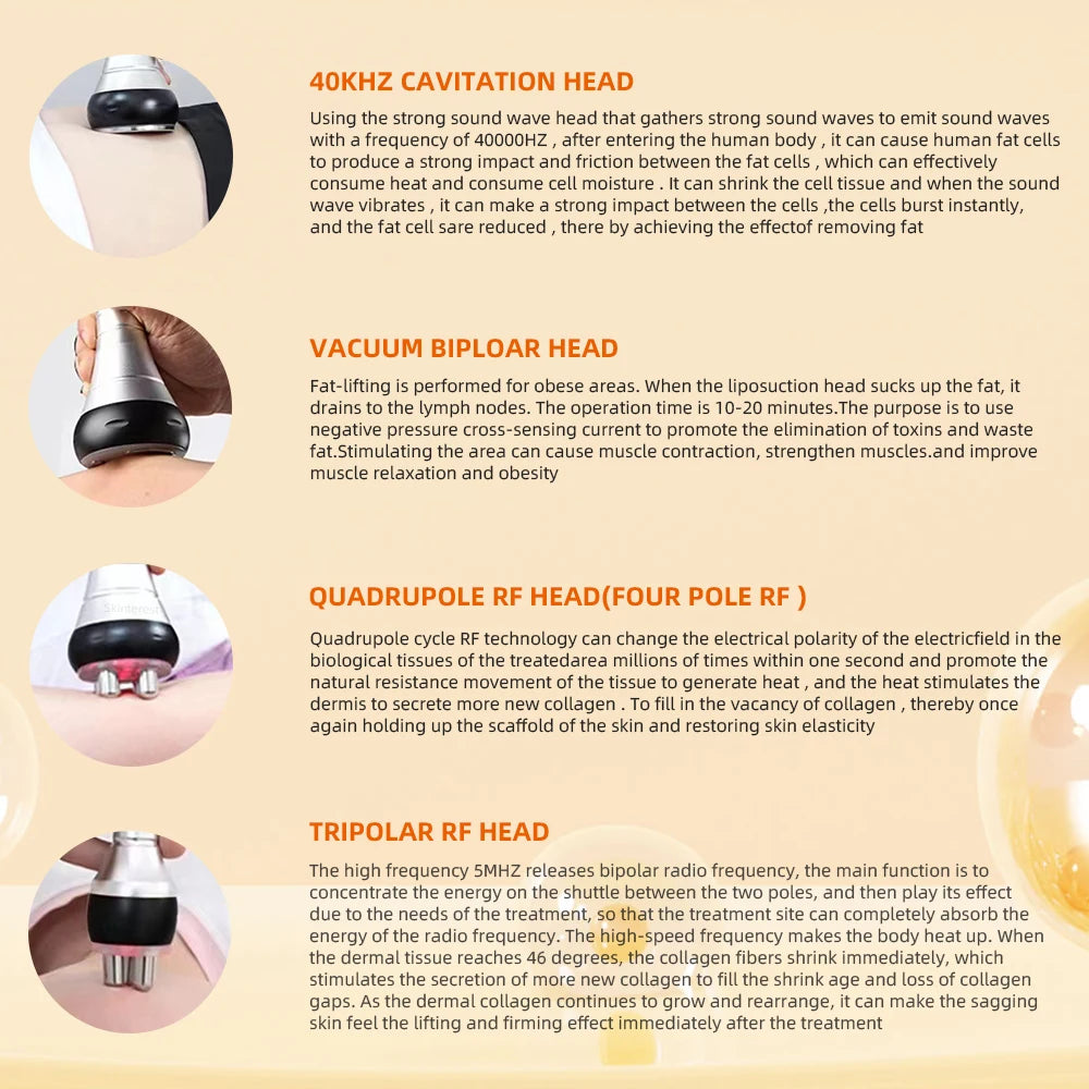 Four-in-One Ultrasonic Slimming Skin Tightening Vacuum