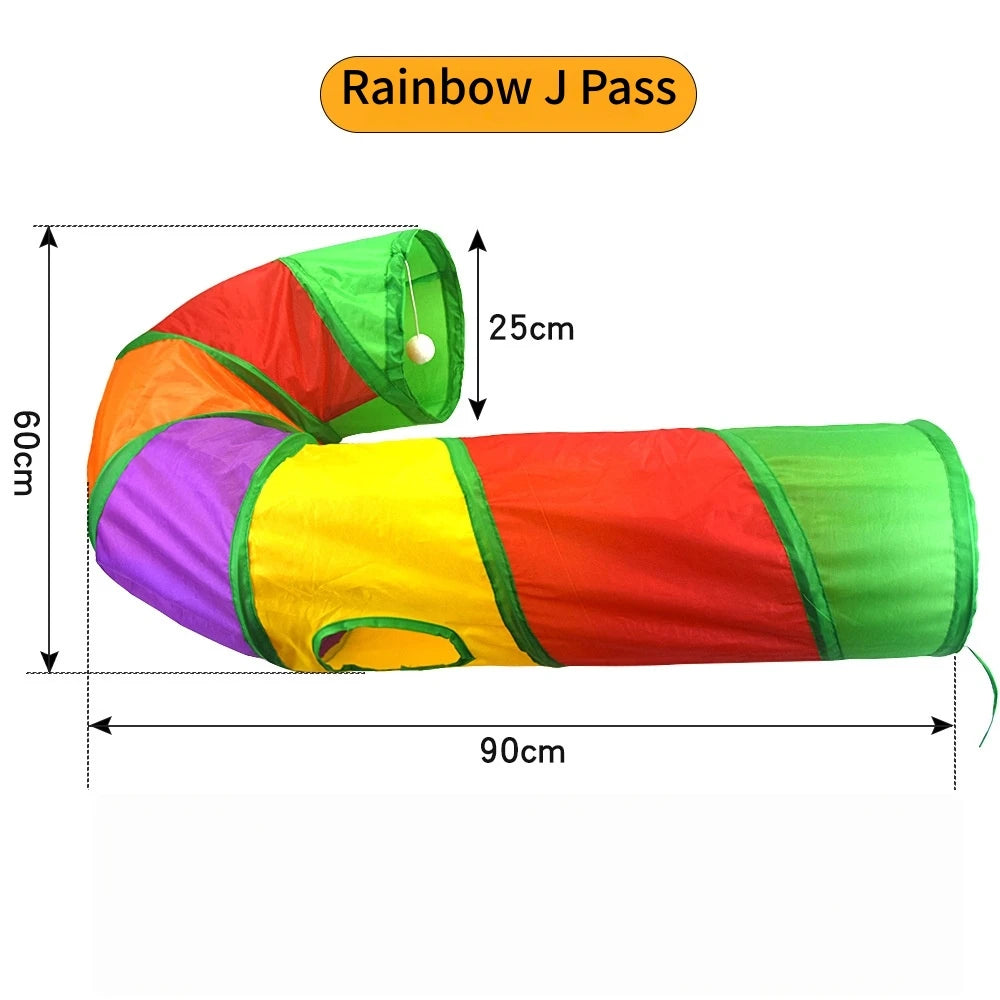 Foldable Cat Tunnel Breathable