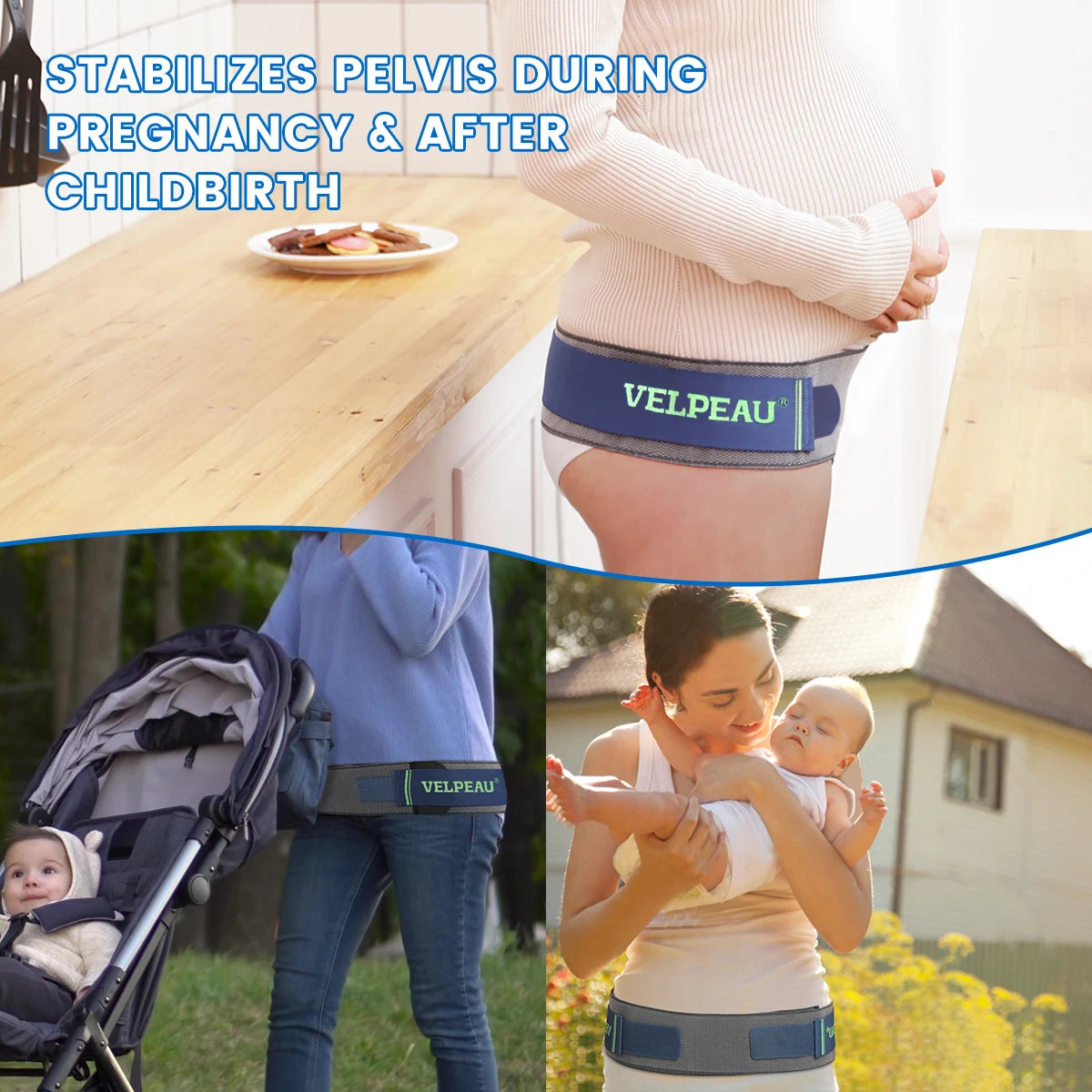 Sacroiliac SI Joint Hip Belt for Sciatica, Lower Back Pain