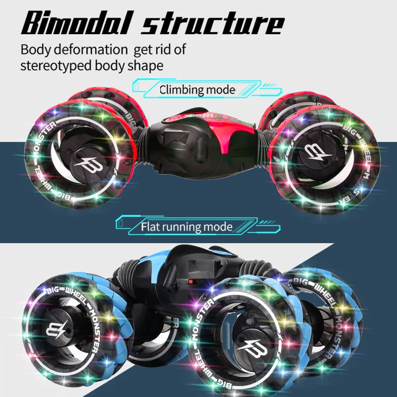 4WD RC Gesture Induction Music Light Stunt Remote Control Car