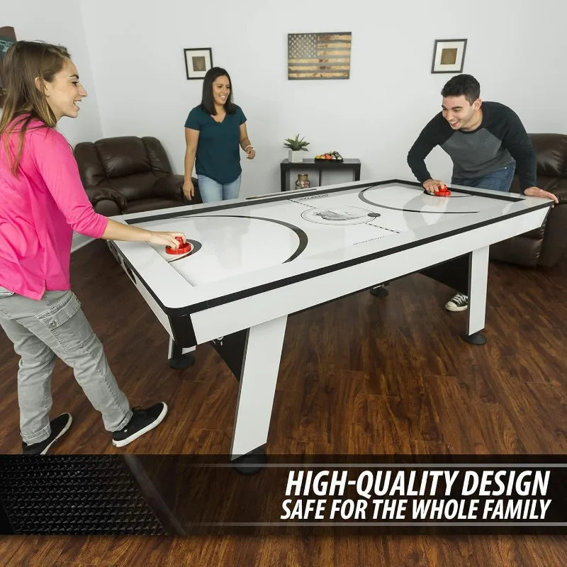Play 2-in-1 Air Hockey Table with Table Tennis Top