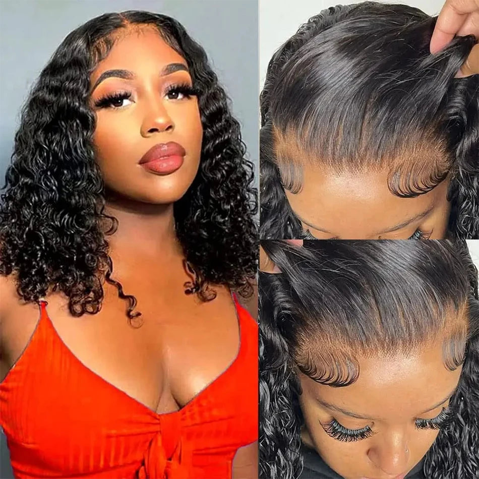 Brazilian Loose Deep Wave 13x4 Lace Frontal Human Hair Wigs