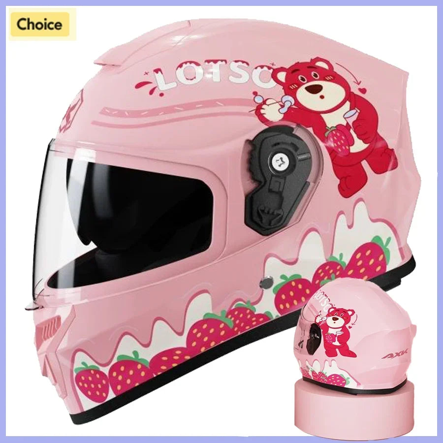 Kids DOT Approved Full Face Helmet Size 48-56cm