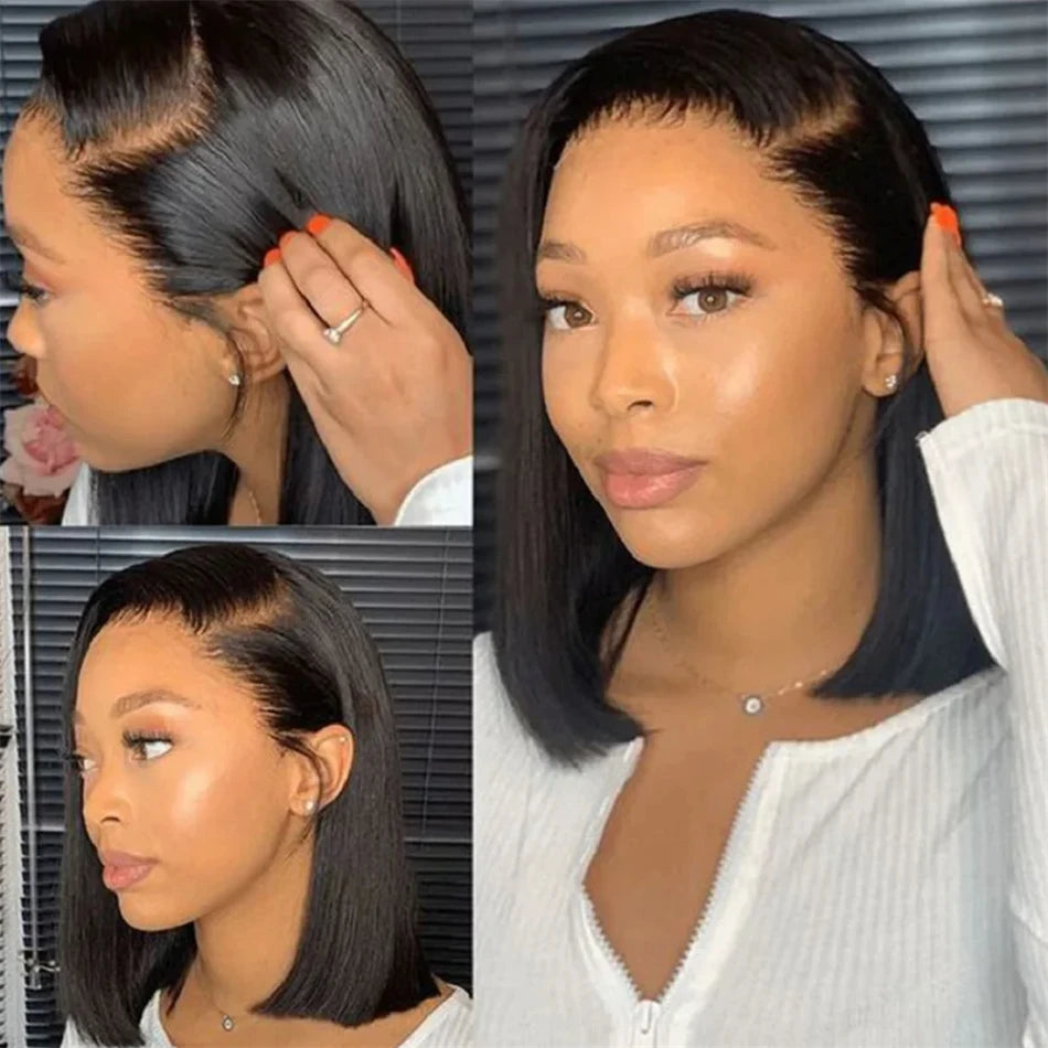 5x5 HD Lace Front Glueless Wig Human Hair Ready to Wear