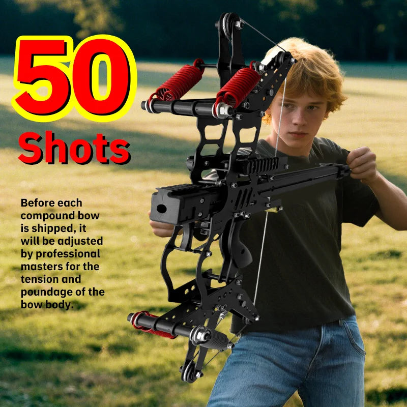"Apocalypse Terminator" 50-Round Multi-Shot Slingshot