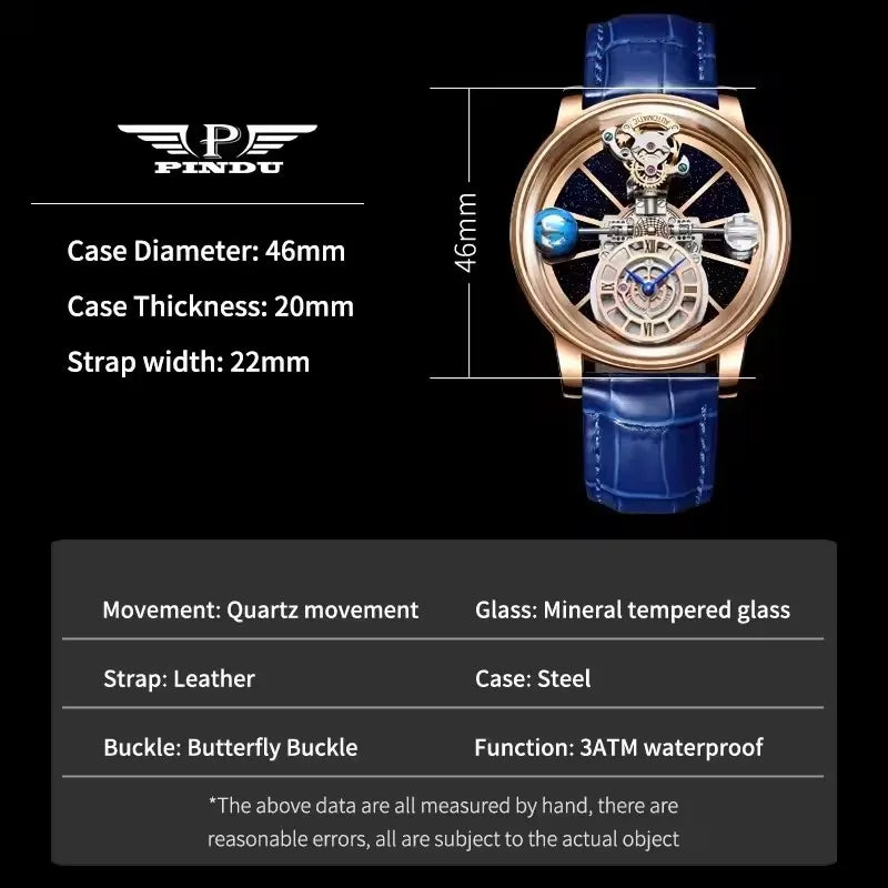 Transparent Design Celestial Quartz Men's Watch