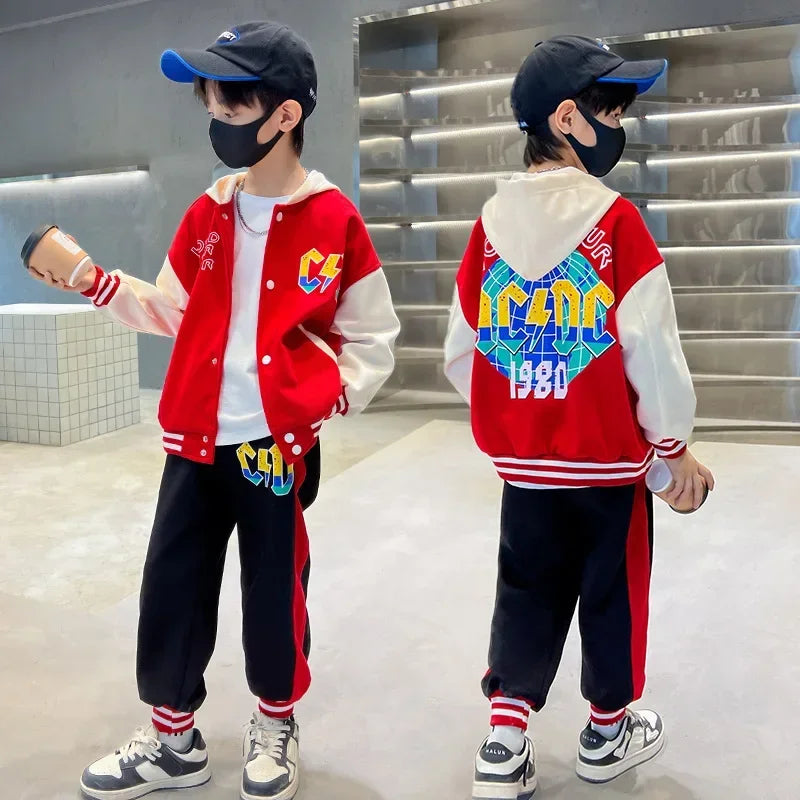 Winter Autumn Boys Hoodie Tracksuit