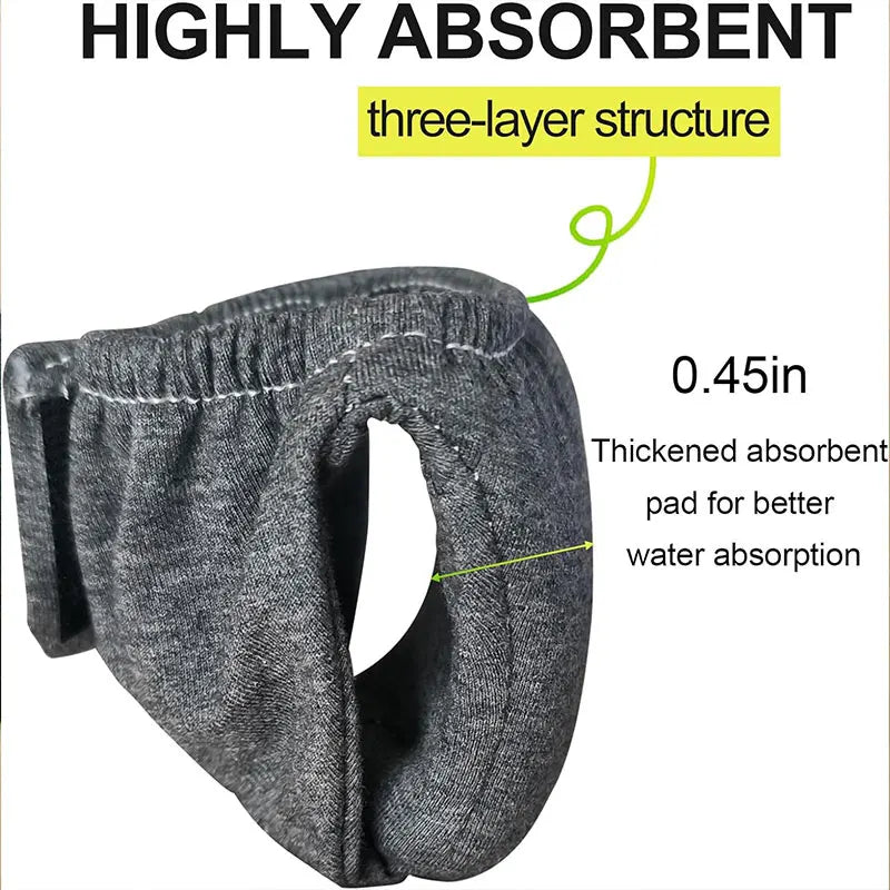 2PCS Small Pet Reusable Washable Underpants for Squirrels Chinchillas Hamsters