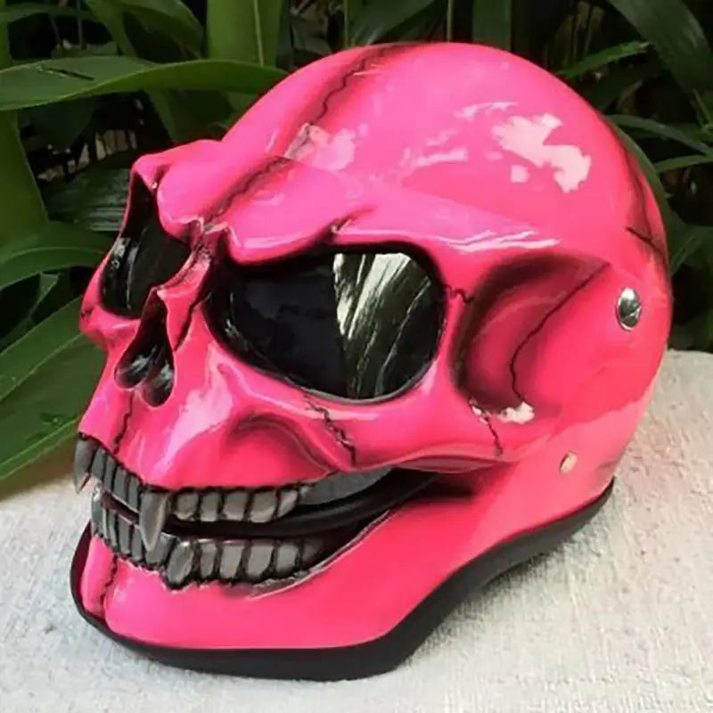 Skull Skeleton Motorcycle Helmet Cover
