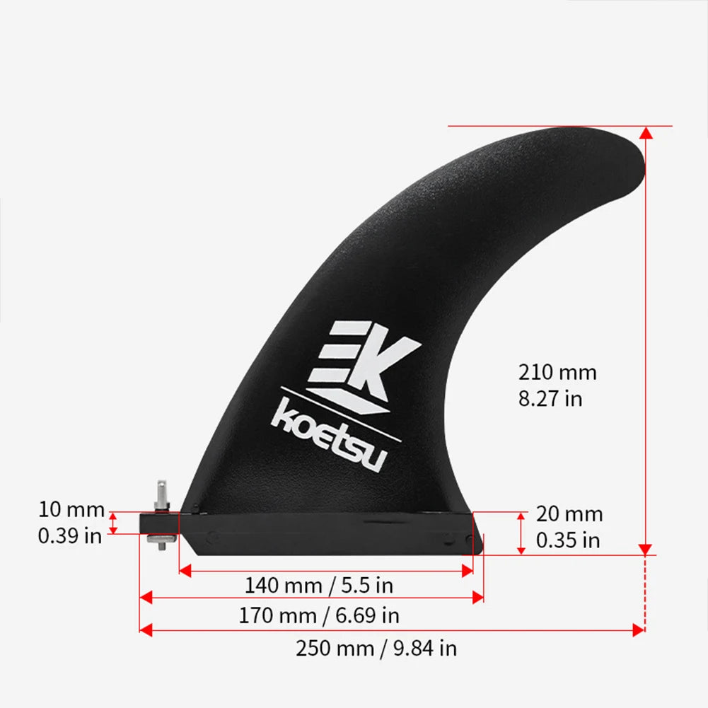 8/9/10 Inch Surfboard Fins with Fin Screw
