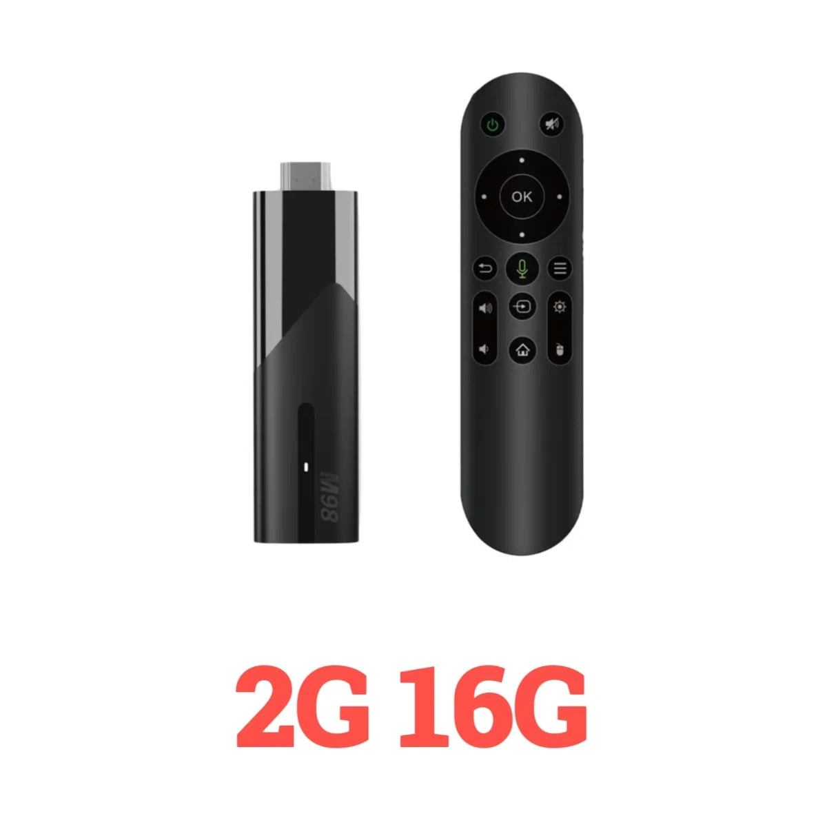 New Smart TV Stick 8K BT5.2 Wifi 6 Quad Core Cortex A53 Voice Assist