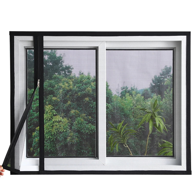 Household Self-Adhesive Zipper Mosquito Net
