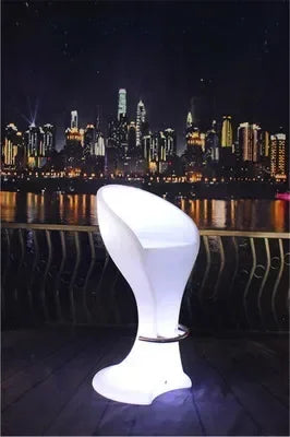 LED-Lit Counter Round Bar Colorful Creative Furniture