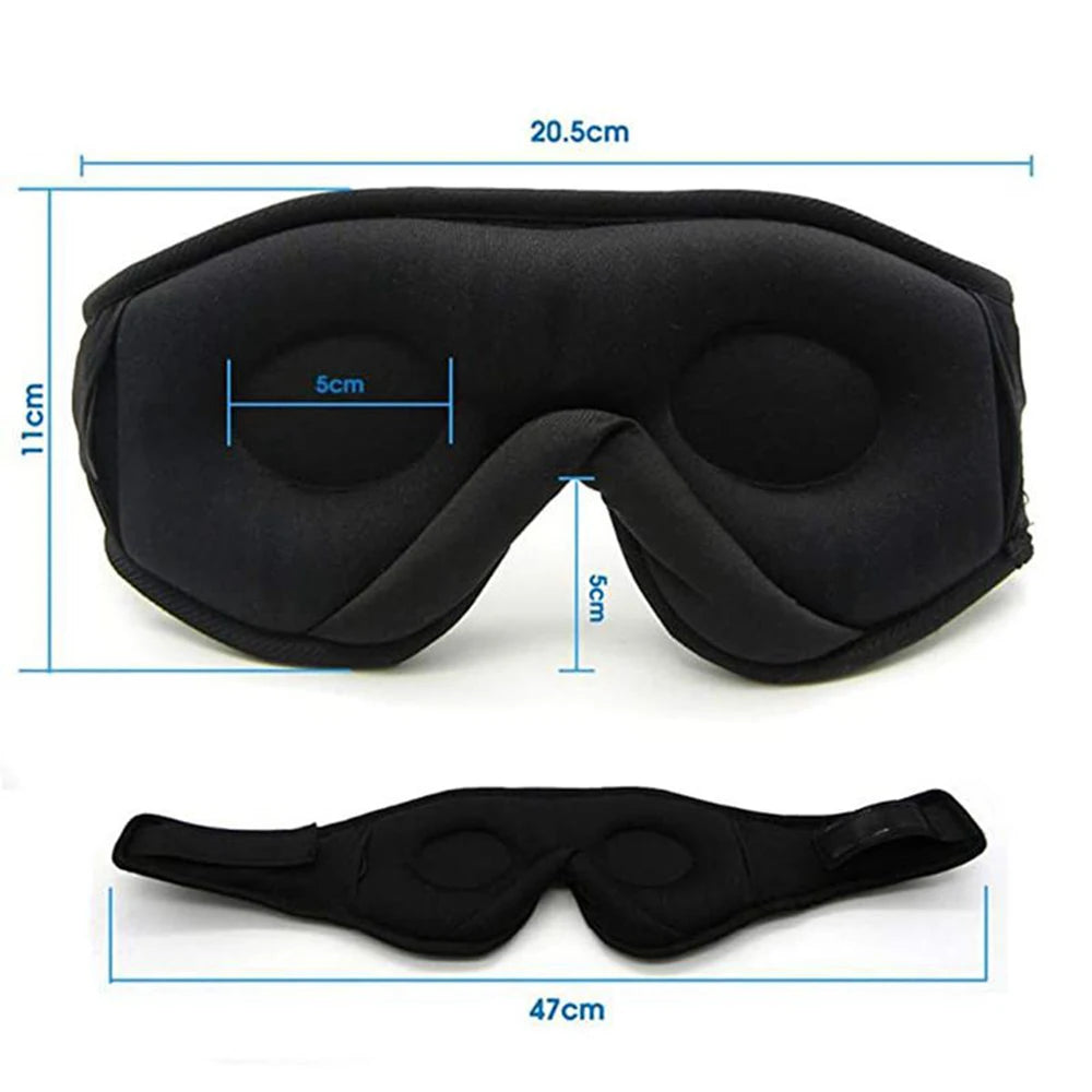Bluetooth 3D Eye Mask with Built-in HD Speaker