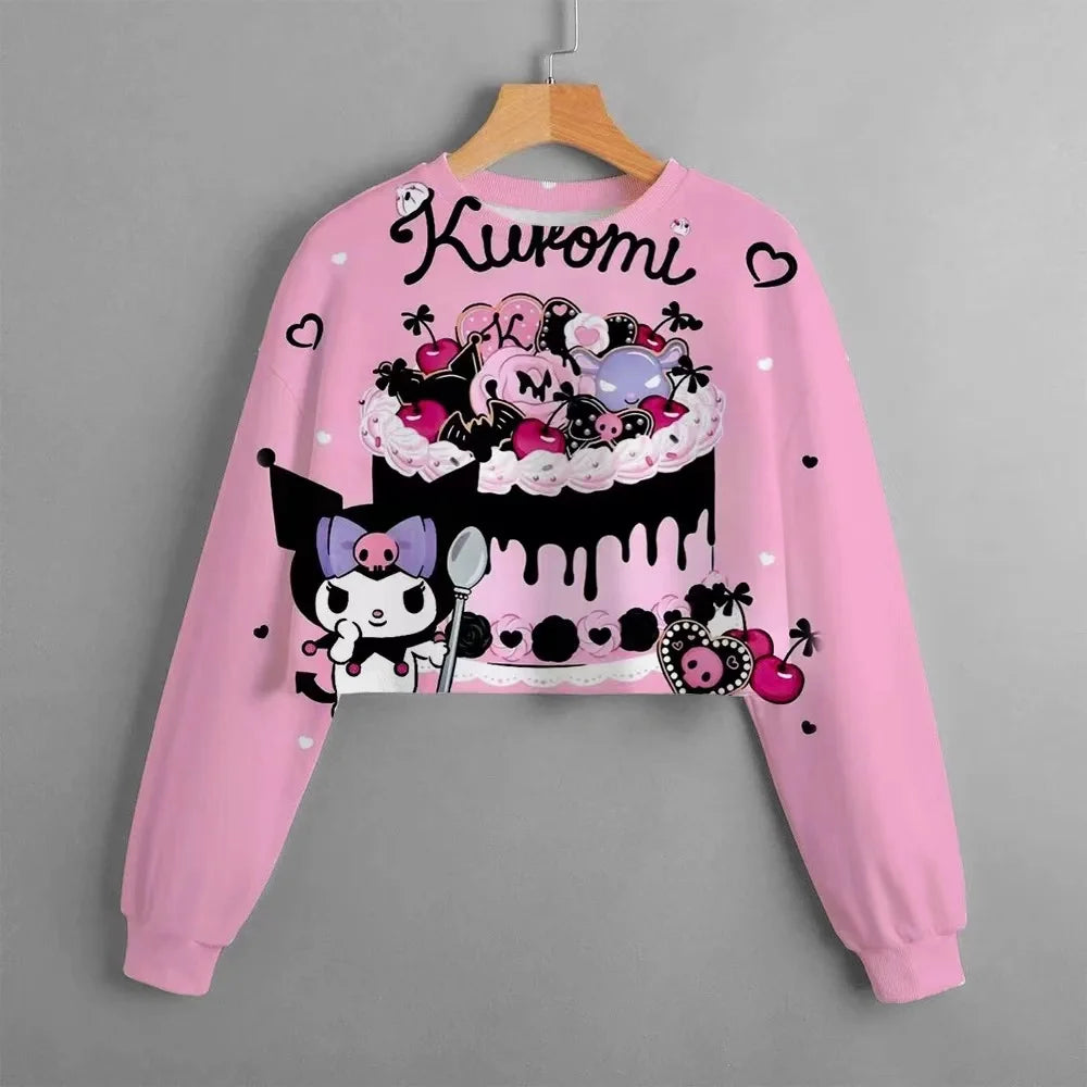 Disney Joint Classic Series Hello Kitty Printed Round Neck Top