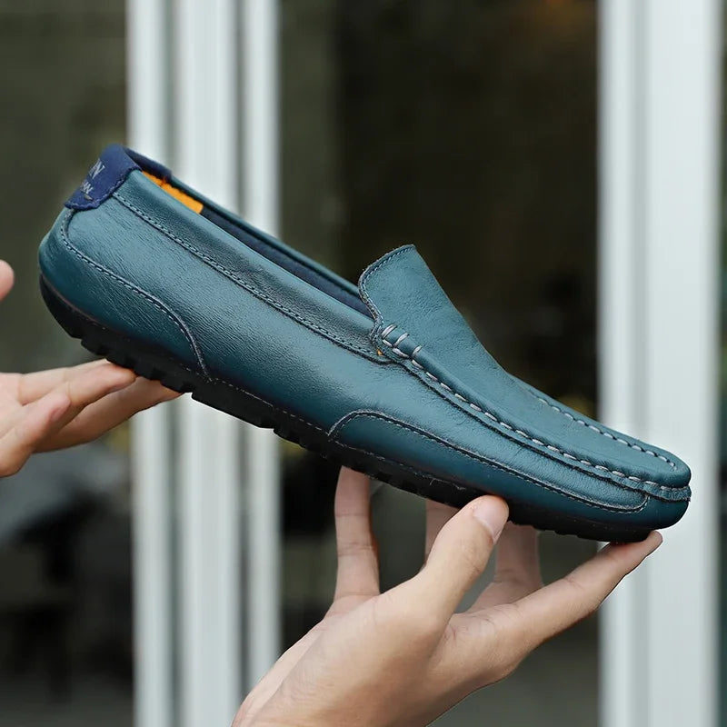 Genuine Leather Breathable Moccasins Loafers