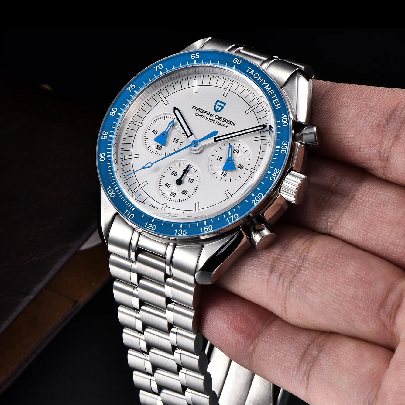 Moon Watch Mens Quartz Chronograph