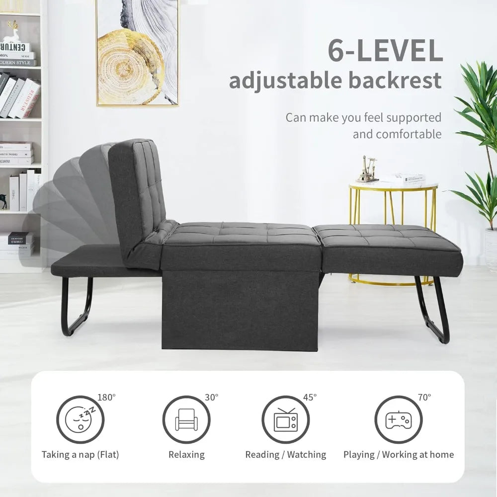 Sofa Bed 4 in 1 Multi-Function Folding Modern Convertible Chair