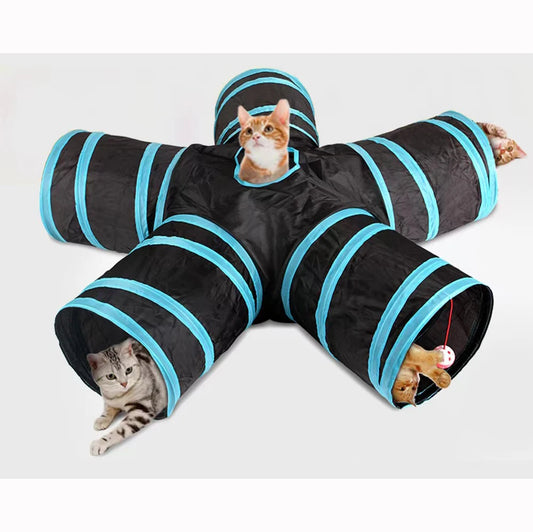 Wear-Resistant Cat Play Tunnel Foldable