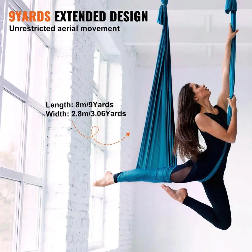 8.7 Yards Aerial Silk Yoga Swing Kit