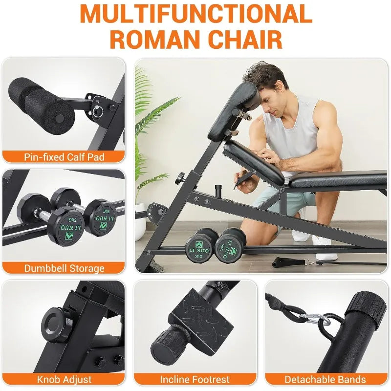 900LBS Adjustable Workout Bench