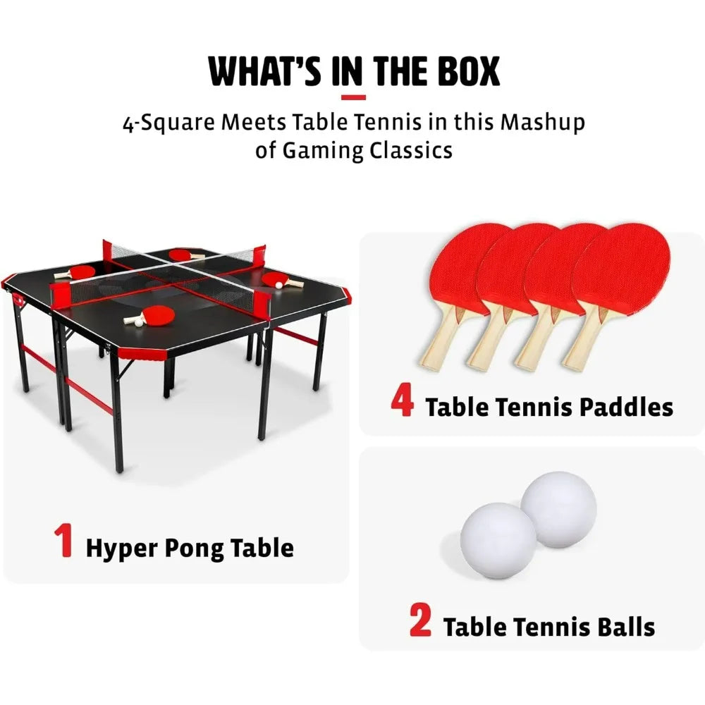 Sports Hyper Pong 4-Way Table Tennis
