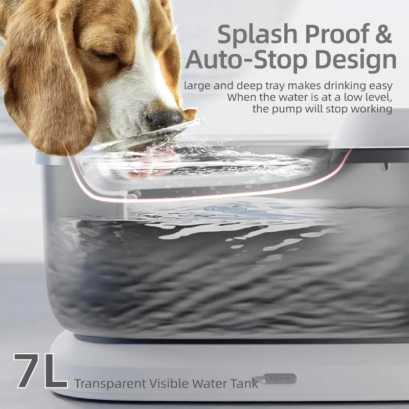 Wireless Sensor Large Automatic Pet Water Fountain