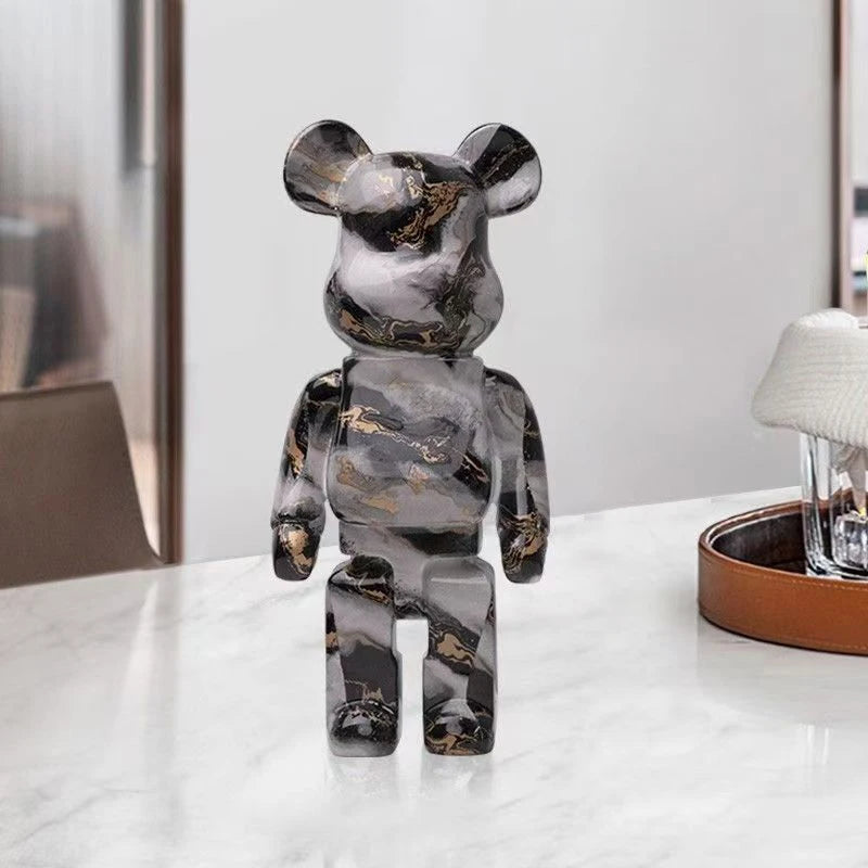 27cm/10Inches Graffiti Bear Figurine Home Decor