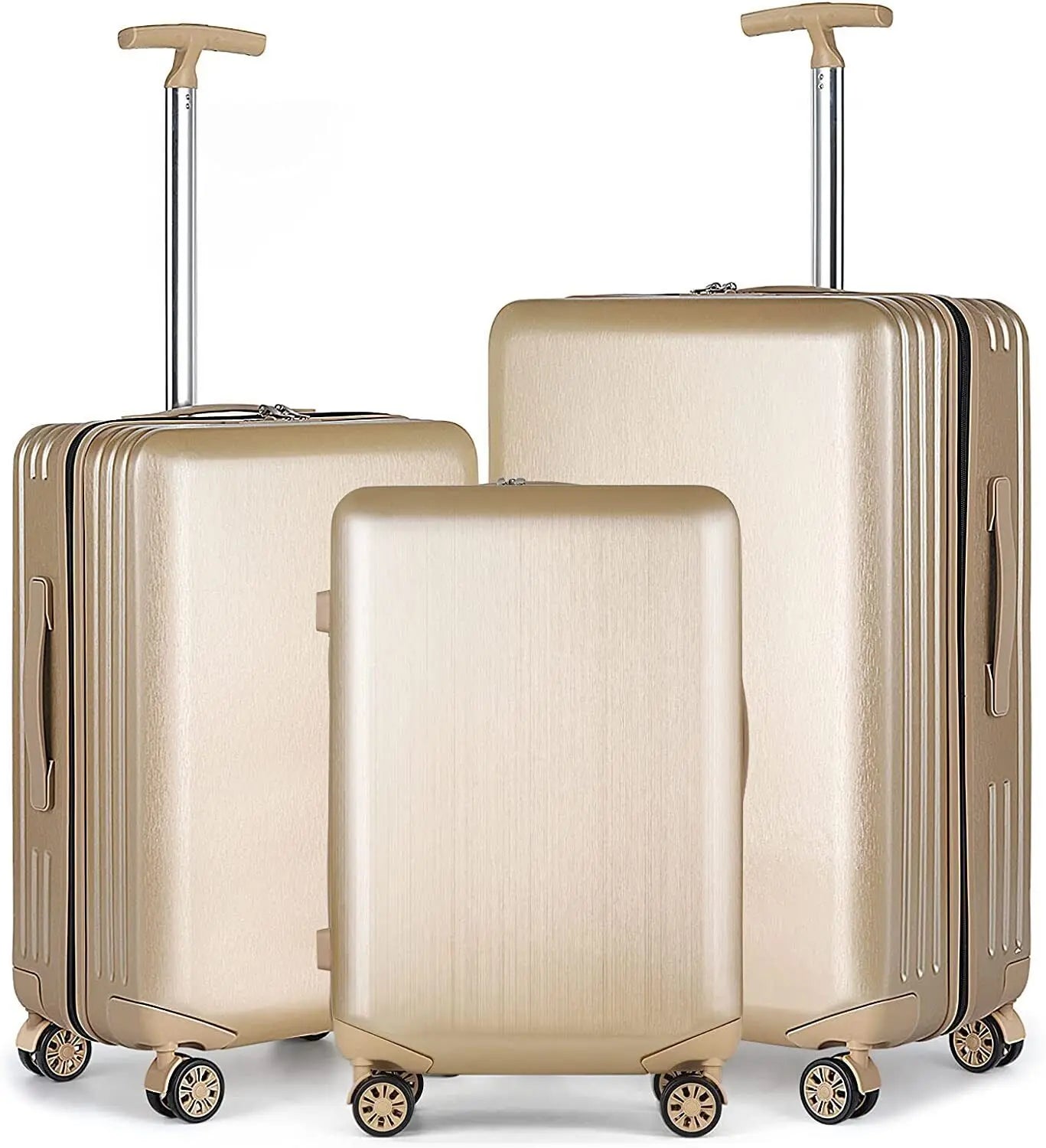 3Pcs ABS+PC Luggage Set Travel Suitcase Set