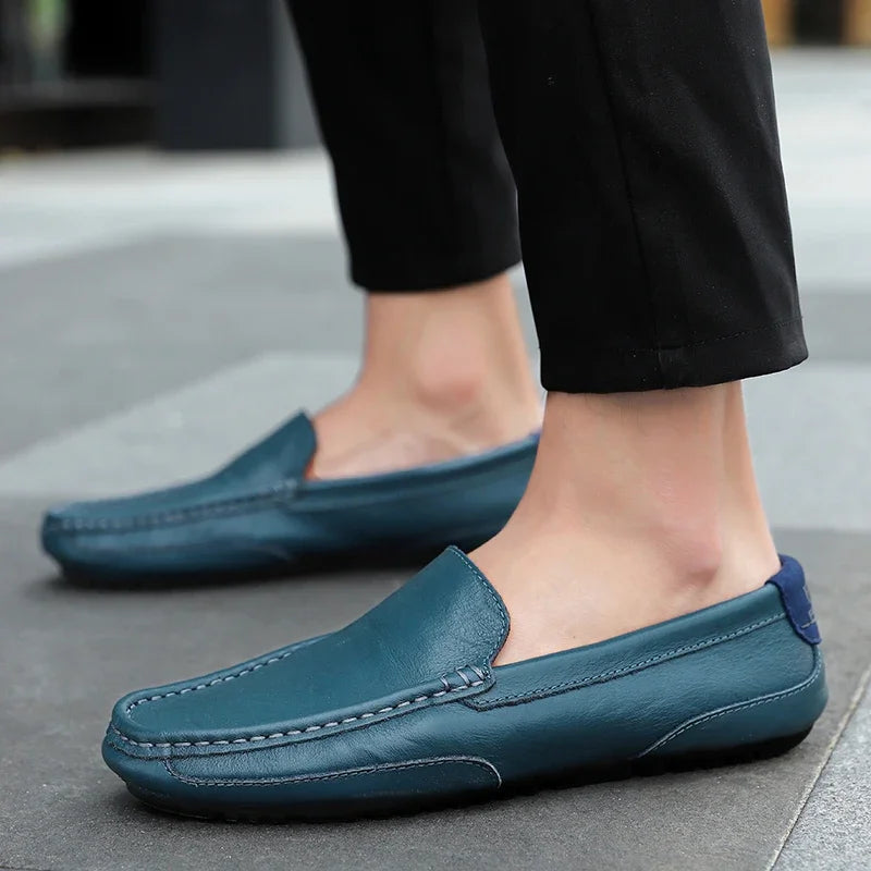 Genuine Leather Breathable Moccasins Loafers