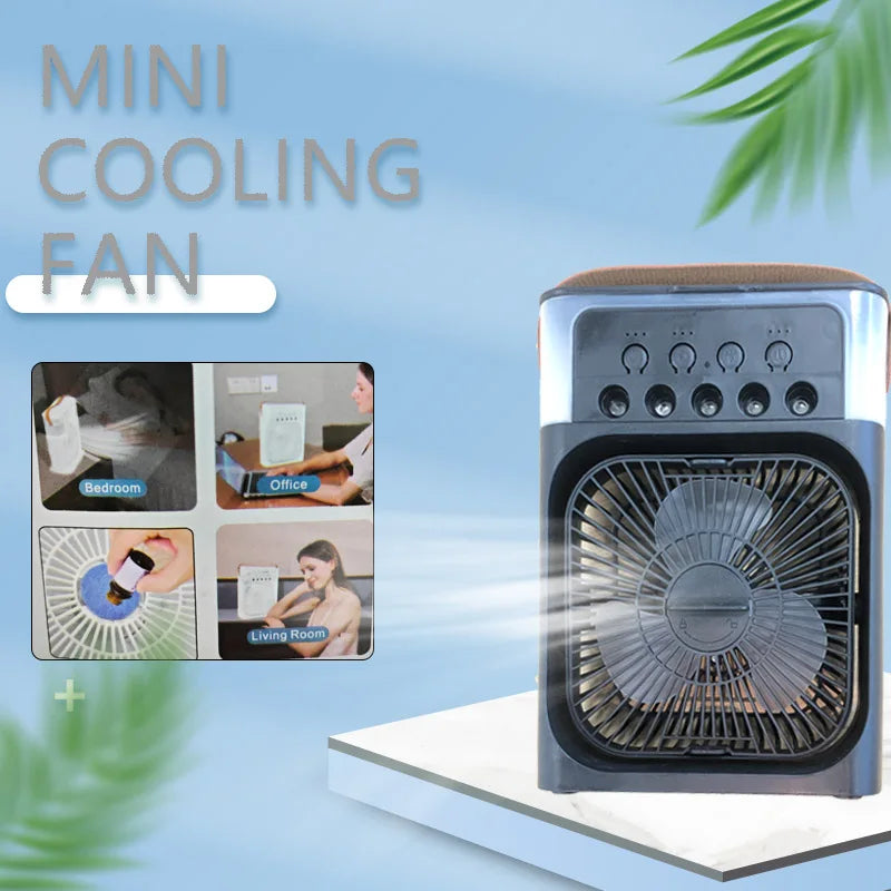 Portable Mini Desktop Cooling Misting Fan