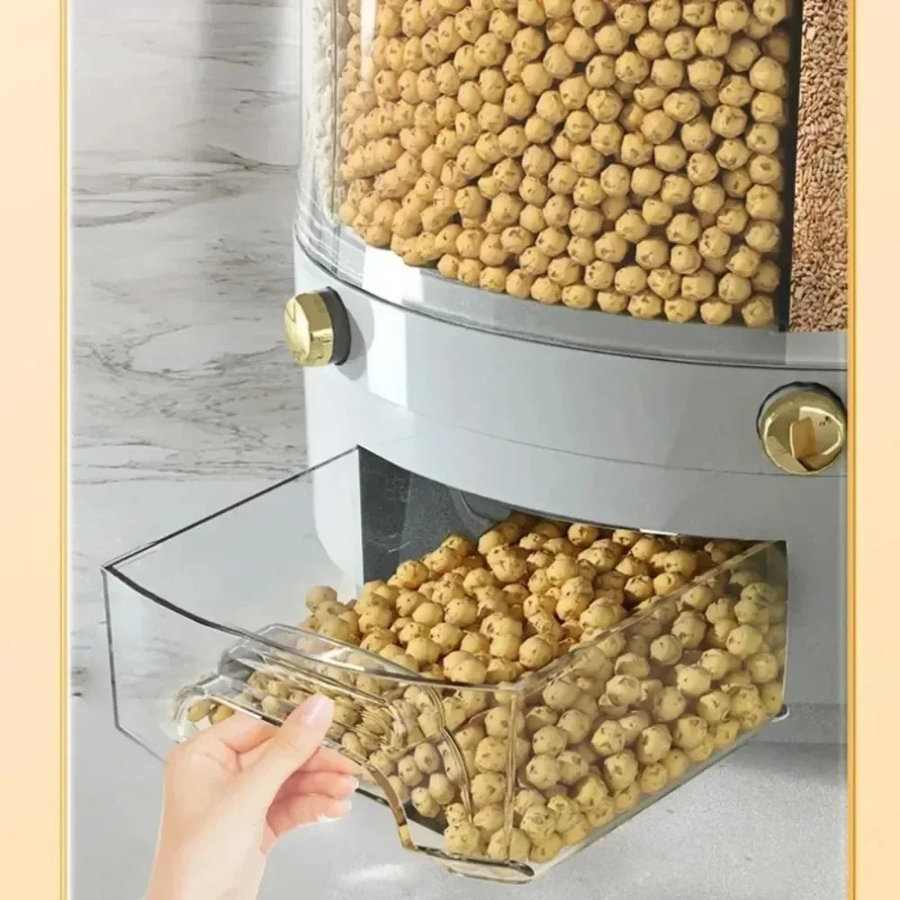 Kitchen Storage Box 360 Degree Rotating Dispenser