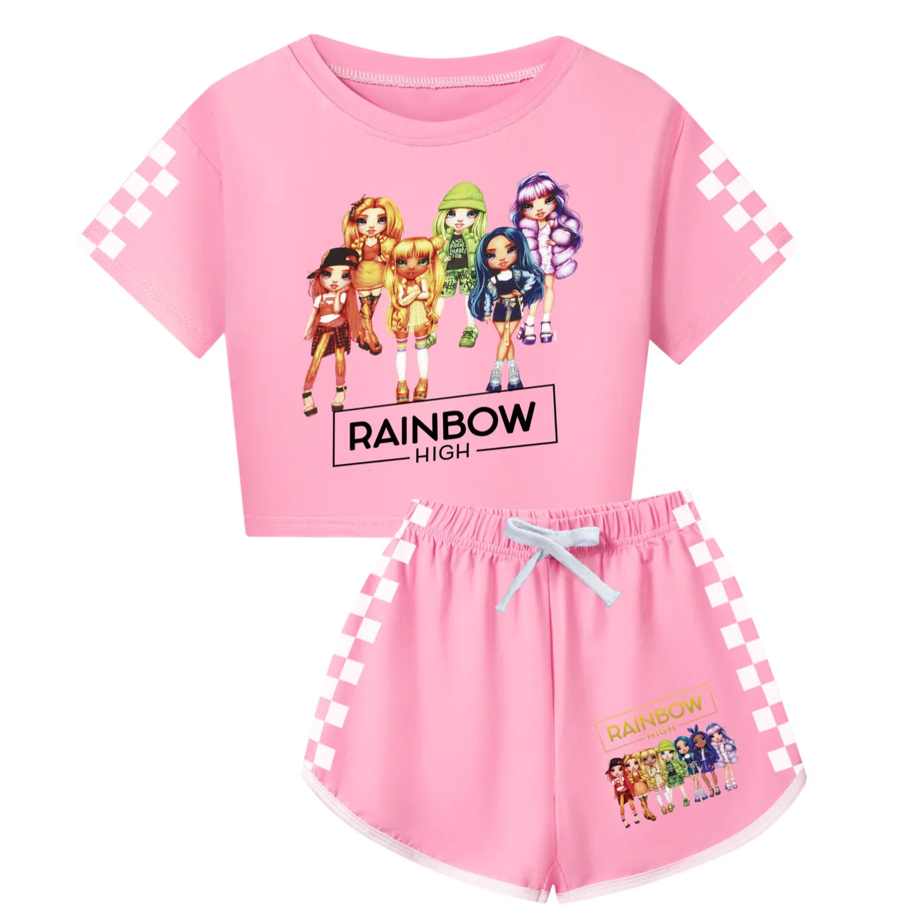 Rainbow High Clothing T shirt + Shorts 2-Piece Set