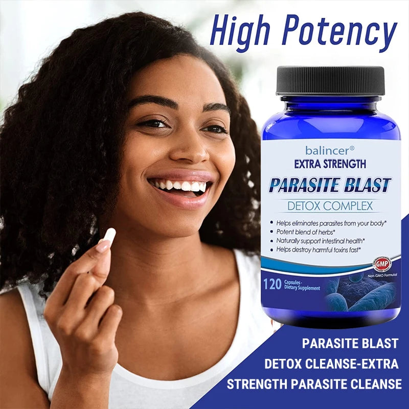 Parasite Cleanse Gut Detox Removes Parasites Helps with Immune Health