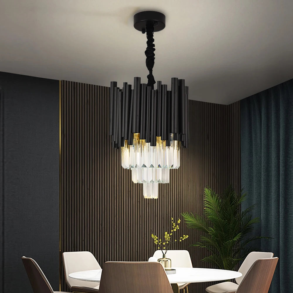 Black Creative Pendant Lights For Dining Room Kitchen Island