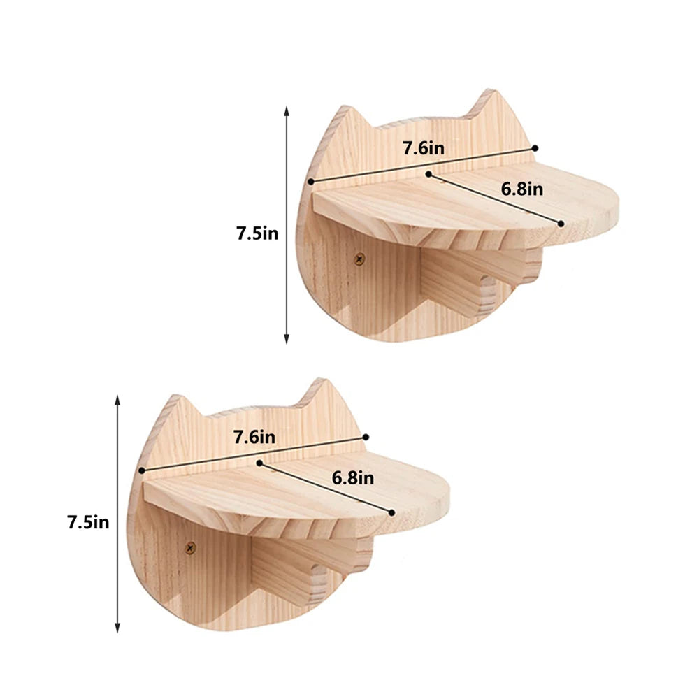 Cat Wall Climbing Shelves Moon Shaped