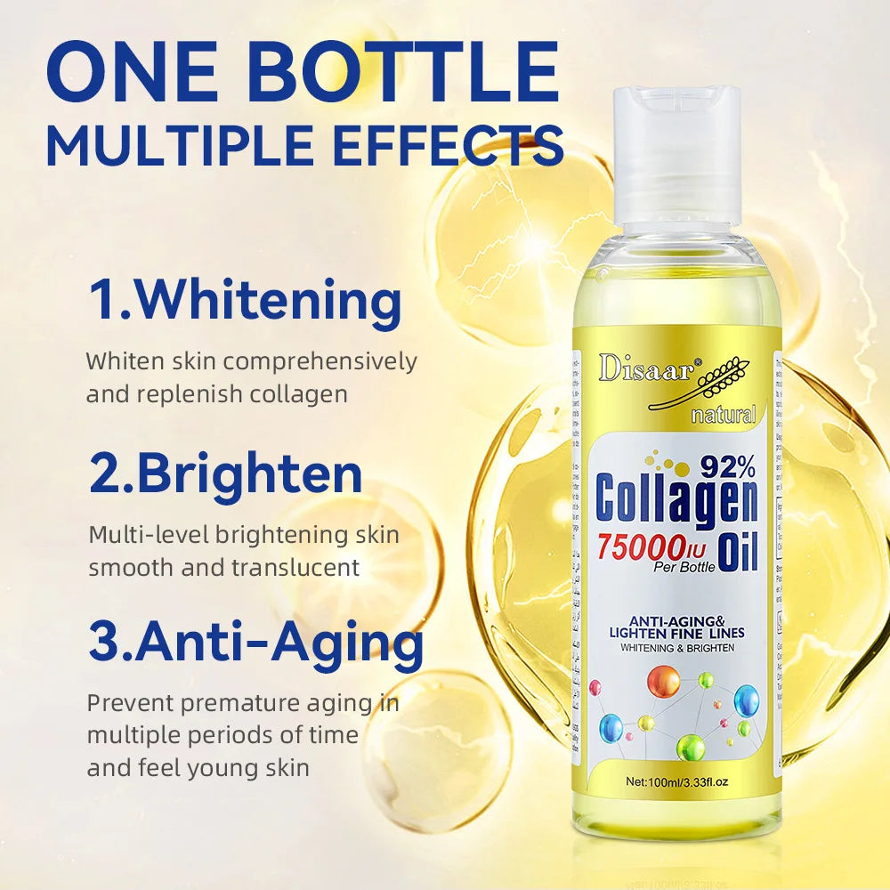 100ml 92% Collagen Body Serum Dry Skin Hydrating Massage Oil